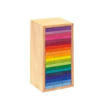 Gluckskafer - Building Slats 'Tower in a Box' coloured 60 parts - Amousewithahouse