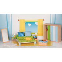 Goki - Furniture for flexible puppets, bedroom - Amousewithahouse