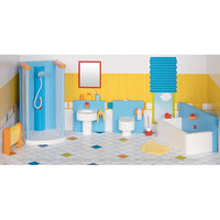 Goki - Furniture for flexible puppets, bathroom - Amousewithahouse