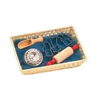 Gluckskafer - Baking set Christmas small 6 piece in basket - Amousewithahouse