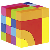 Goki - Building blocks and puzzle game, with a cotton bag - Amousewithahouse