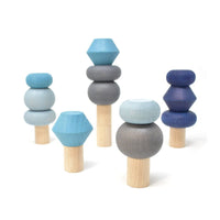 Lubulona - Stacking Trees Winter - Amousewithahouse