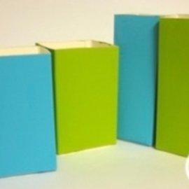 How to make braided vases from drink cartons?