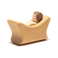 Ostheimer Child in Crib, 2 Pieces - Amousewithahouse
