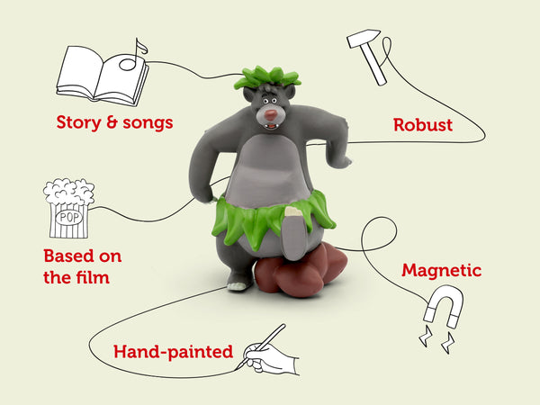 Disney - The Jungle Book - Baloo  Tonie Audio Character - Amousewithahouse