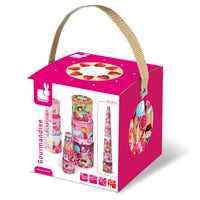 Janod - Delicacies Round Stacking Pyramid - Amousewithahouse