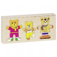 Goki - Bear Design, Dress Up Box, Puzzle - Amousewithahouse