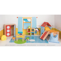 Goki - Furniture for flexible puppets, childrens room - Amousewithahouse