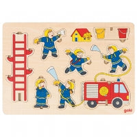Goki - Stand-up puzzle fire department - Amousewithahouse
