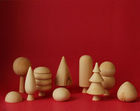 Skandico - A Set of toy trees (linseed oil) - Amousewithahouse