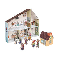 Legler - Veterinarian Clinic Cardboard Doll's House - Amousewithahouse